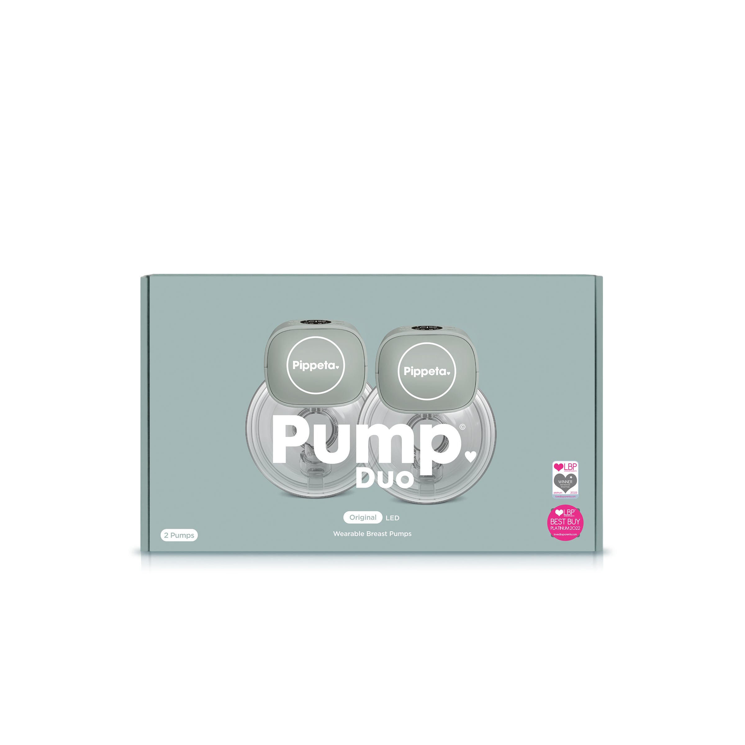 Pippeta Led Wearable Hands Free Breast Pump - 2 Pack - Image 8